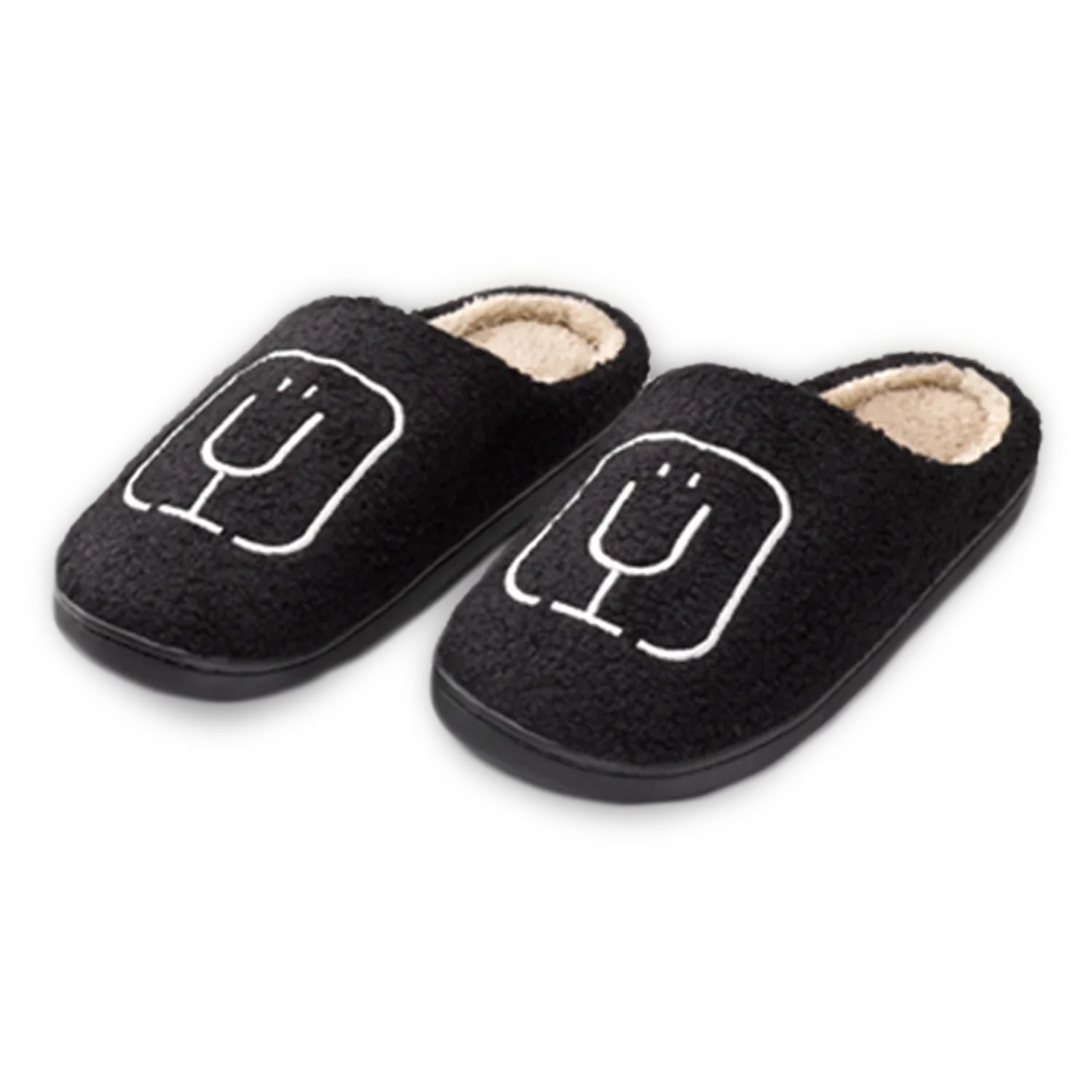 brumate-fuzzy-slippers-black-k7 apparel-slippers.webp